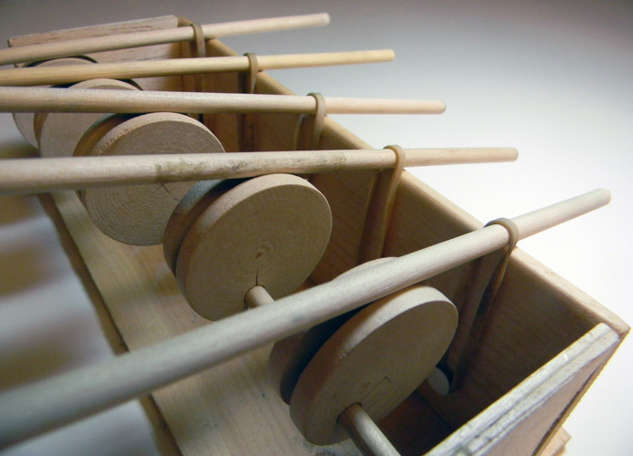 Kinetic Sine Wave Sculpture